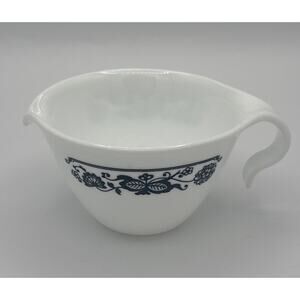 Corelle Pyrex OLD TOWN Blue Onion Creamer Pitcher Hook Cup